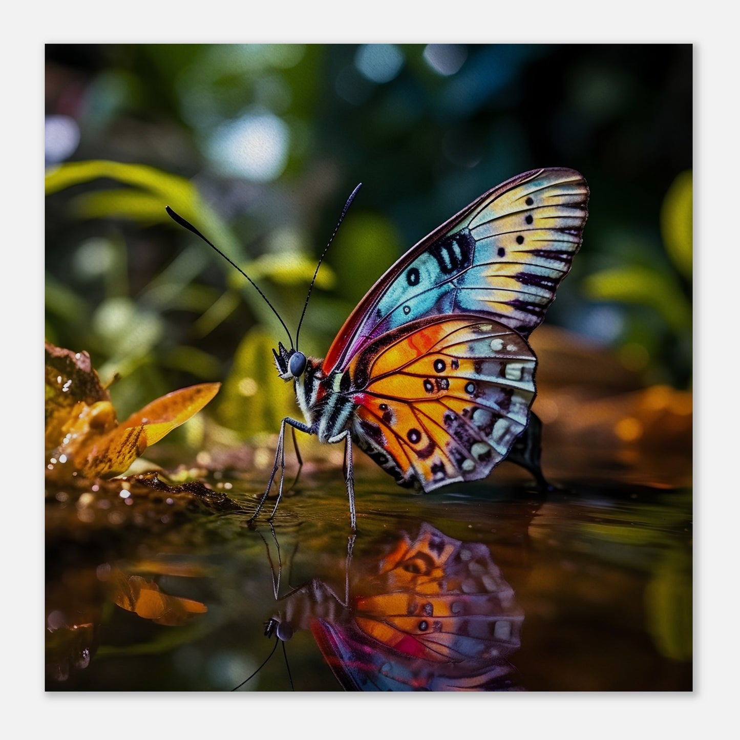 Bunter Schmetterling, Poster - PeeibePosters