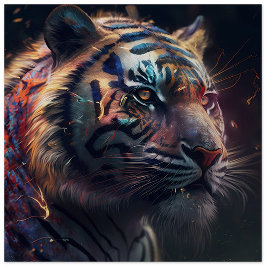 Futuristischer Tiger, Poster - PeeibePosters