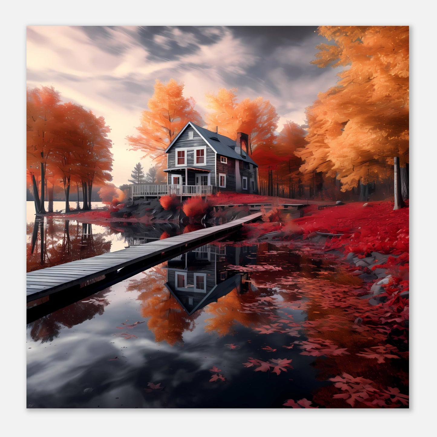 Herbstlandschaft in Neuengland, Poster - PeeibePosters